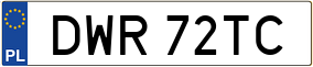 Truck License Plate